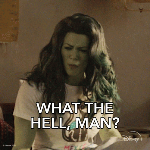 What The Hell Man When Keeping It Real Goes Wrong GIF