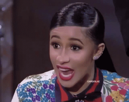 What Was The Reason Frustrated Cardi B GIF