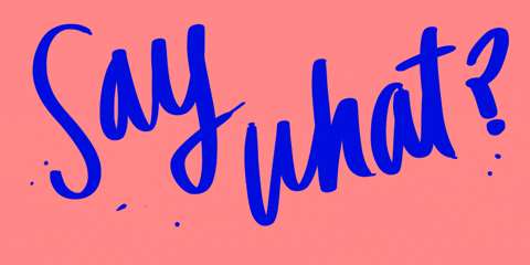 What Would You Say You Do Here Lettering GIF