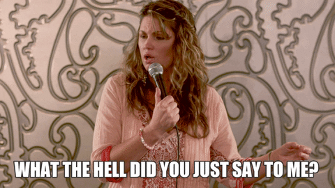 What Would You Say You Do Here Lynne GIF