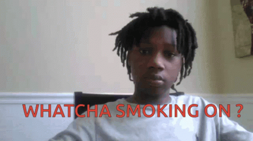 Whatcha Smokin On GIF