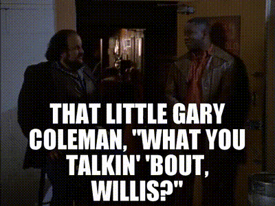 Whatchu Talkin Bout Willis Gary Coleman Friends Laughing GIF
