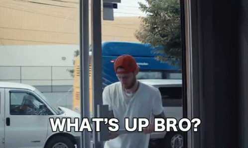 Whats Up Brother Chris Brickley Warm Greetings GIF