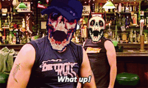 Whats Up Doc Two Masked Man GIF