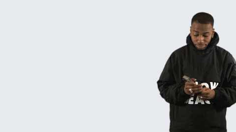 Whats Up Hello Man Talking To Phone GIF