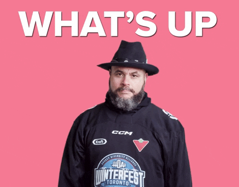 Whats Up Man From Toronto Winterfest GIF