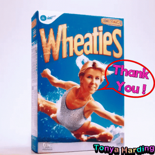 Wheaties Cereal Box With Woman in Bathing Suit