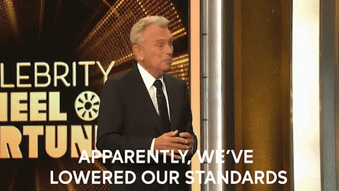 Wheel Of Fortune Lowered Our Standards GIF