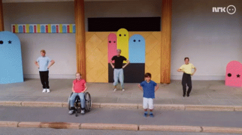 Kid Wheelchair Dancing GIF