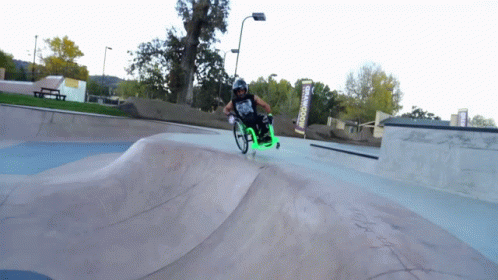 Wheelchair Cool Exhibition GIF