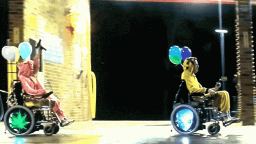 Wheelchair Shooting Gun GIF