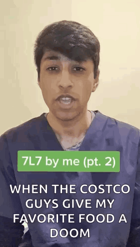 When Costco Guys Give My Favorite Food Doom GIF