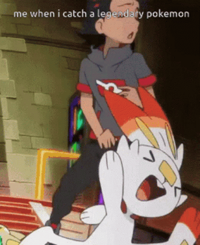 When I Catch Legendary Pokemon GIF