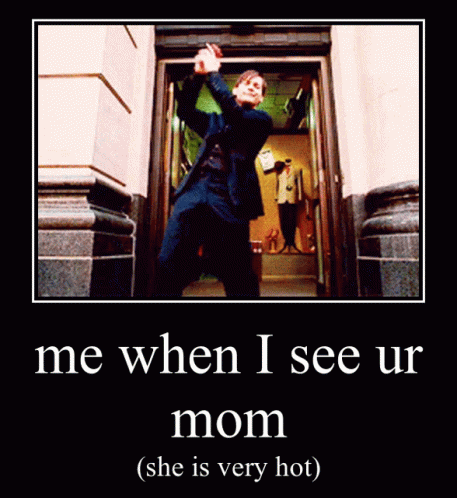 When I See Your Mom Tobey Maguire Dance GIF