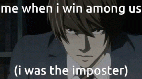 When I Win In Among Us As Imposter GIF