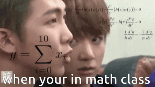 When It's Only You Can't Do Math Meme GIF