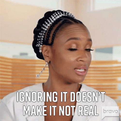 When Keeping It Real Goes Wrong GIF