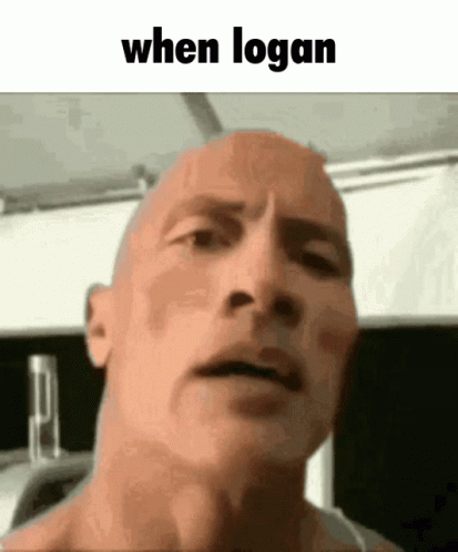 When Logan And The Rock Famous Eyebrow GIF