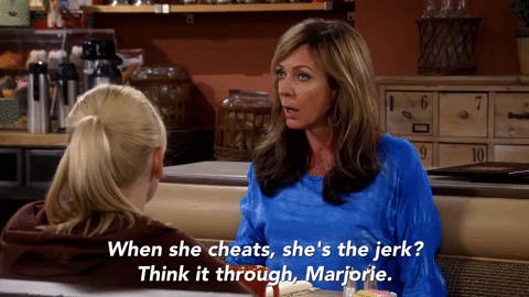 When She Was Cheat She's The Jerk GIF
