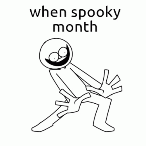 When Spooky Month Dance Like This GIF