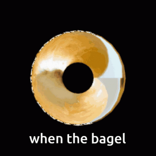 When The Bagel Rotate GIF