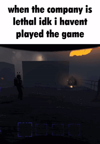 When The Company Is Lethal Idk I Haven 'T Played The Game GIF