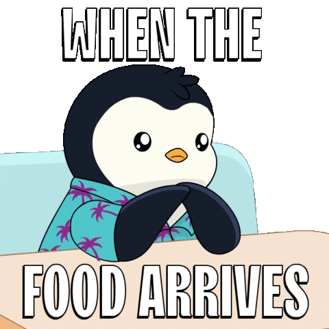 When The Food Arrives GIF