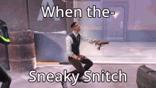 When The Sneaky Snitch Funny GIF