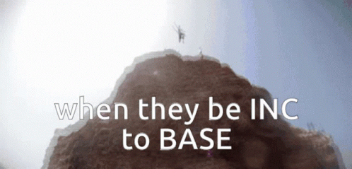 When They Be Inc To Base Is Written On A Rock GIF