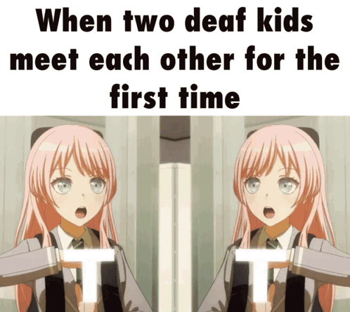 When Two Deaf Kids Meet Each Other First Time