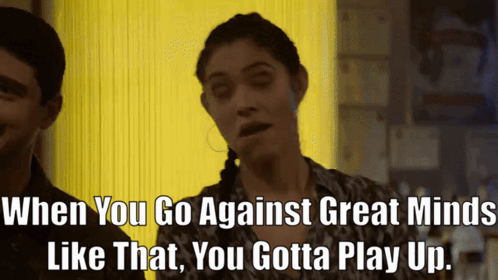 When You Against Great Minds GIF