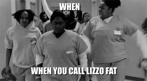 When You Call Lizzo Fat GIF
