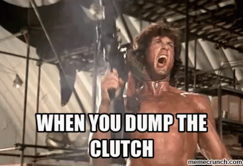 When You Dump The Clutch Rambo Machine Gun GIF