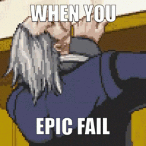 When You Epic Fail Animated GIF