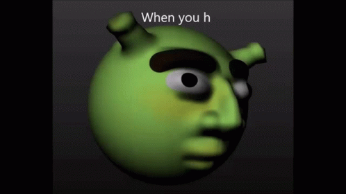 When You H Shrek GIF