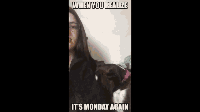 When You Realize It's Monday Again GIF