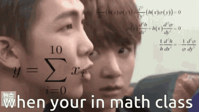 When Your In Math Class Bts GIF
