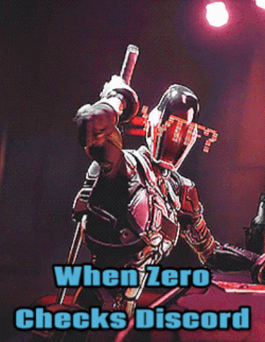 When Zero Checks Discord Robot Poster
