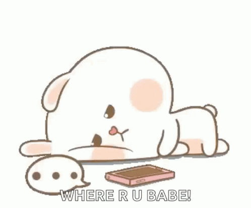 Sad Bunny Sticker Where GIF