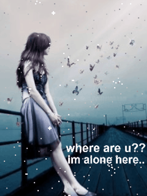 Where Are You I'm Alone Here Snowing GIF