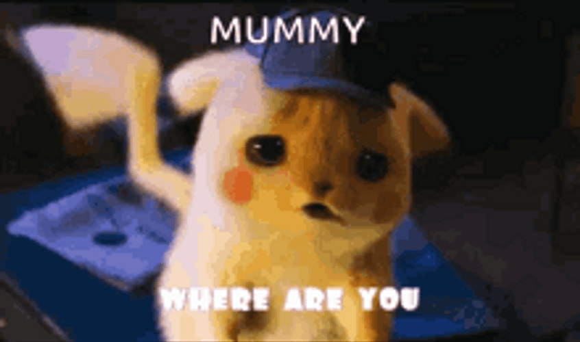 Where Are You Mommy Pikachu GIF