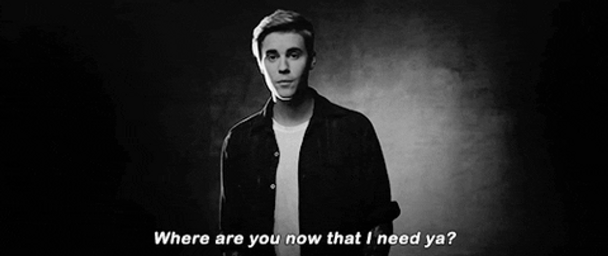 Where Are You That I Need You Bieber GIF