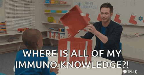 Where Is All Of My Immuno Knowledge GIF