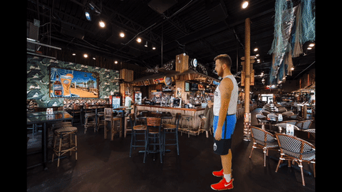 Where Is Everyone Jersey Man In Empty Restaurant GIF