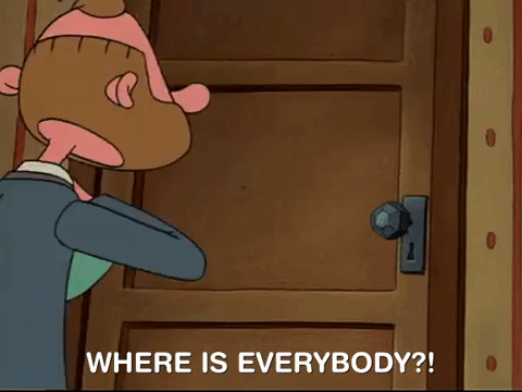 Where Is Everyone Locked Up Man Banging Door GIF