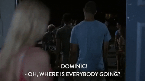 Where Is Everyone People Going Out GIF