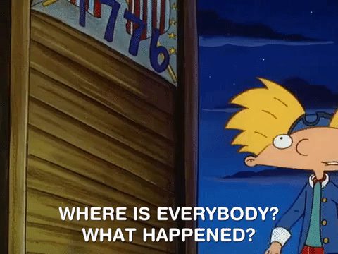 Where Is Everyone What Happened Cartoon Boy GIF
