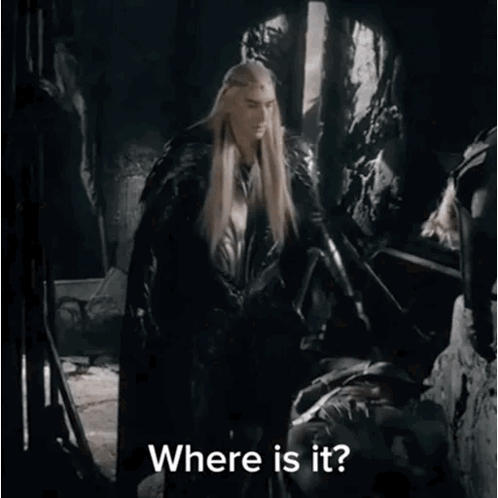 Where Is It King Thranduil GIF