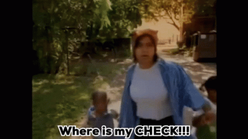 Where's My Money Check GIF