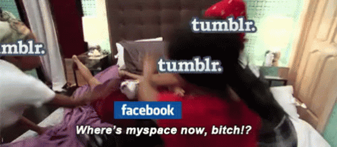 Where's My Space Now Bitch Tumblr GIF